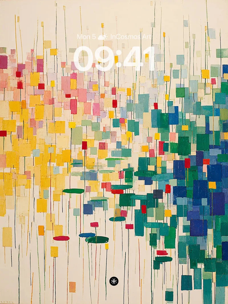 Abstract Colorful Squares Wallpaper 4K for Mobile Wallpaper — digital wallpaper for iPhone, iPad and Mac