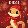 Crimson Firework Wallpaper with Snake Charm wallpaper for iPhone, iPad & Mac