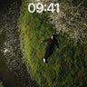 Night Bloom Wallpaper with Floating Man wallpaper for iPhone, iPad & Mac