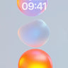 Floating Chroma Wallpaper with Soft Light Veils wallpaper for iPhone, iPad & Mac