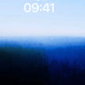 Midnight Forest Gradient Wallpaper