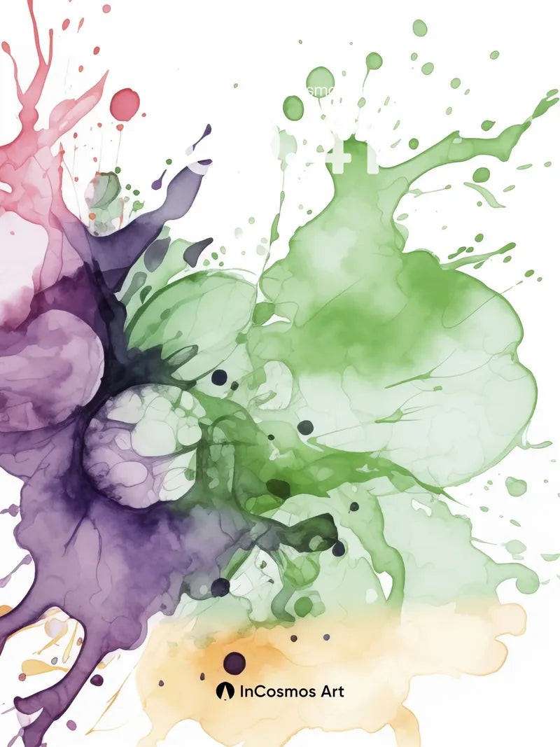 Whispering Ink Wallpaper with Chromatic Drift