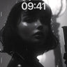 Rain-etched Noir Wallpaper with Lamplight Echo wallpaper for iPhone, iPad & Mac