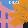 Autumn Hush Wallpaper with Pink House Echo wallpaper for iPhone, iPad & Mac