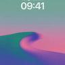 Serene Gradient Wallpaper with Fluid Horizon wallpaper for iPhone, iPad & Mac