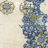 Cobalt Bloom Wallpaper with Golden Petals wallpaper for iPhone, iPad & Mac