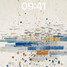 Quiet Rainfall Wallpaper with Suspended Color wallpaper for iPhone, iPad & Mac