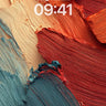 Warmth in Layered Strokes Wallpaper with Textured Depth wallpaper for iPhone, iPad & Mac