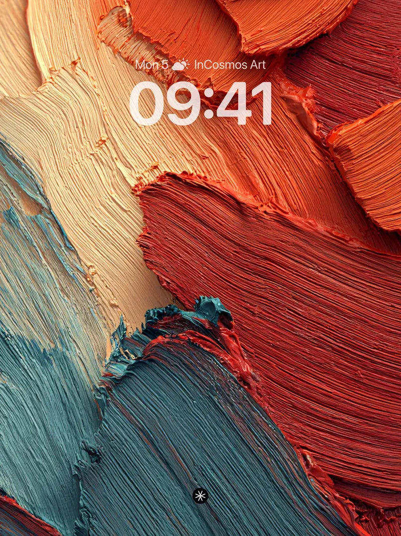 Warmth in Layered Strokes Wallpaper with Textured Depth wallpaper for iPhone, iPad & Mac