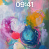 Whispering Color Fields Wallpaper with Floating Light wallpaper for iPhone, iPad & Mac
