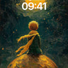 Golden Reverie Wallpaper with Starlit Whispers wallpaper for iPhone, iPad & Mac