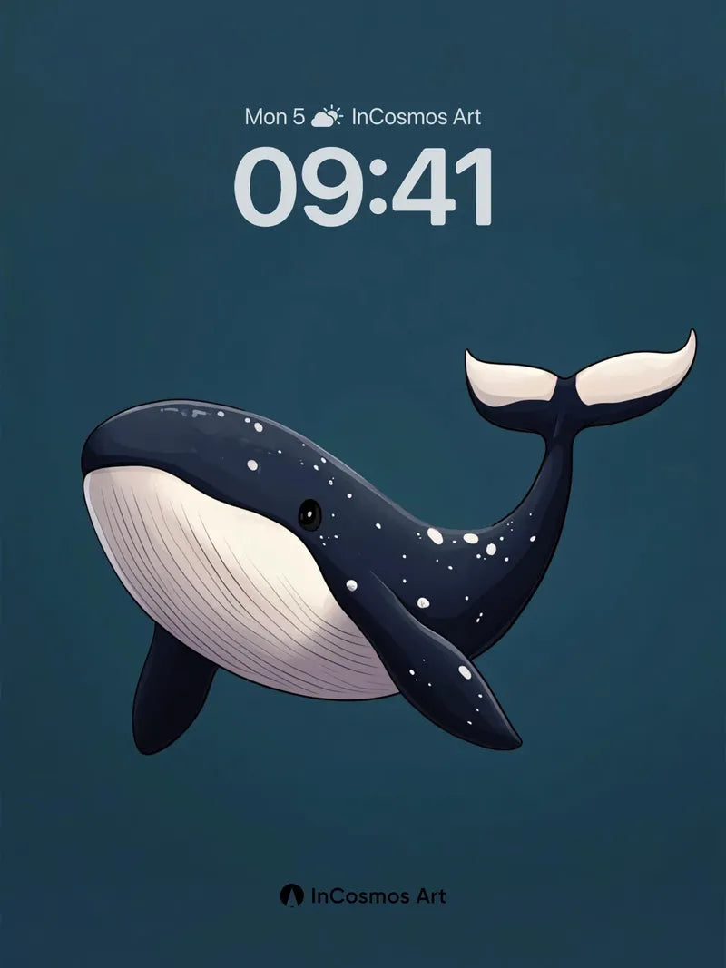 Whispering Depths Wallpaper with Starlit Skin wallpaper for iPhone, iPad & Mac