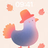 Autumn Hush Wallpaper with Feathered Hat wallpaper for iPhone, iPad & Mac