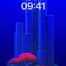 Neon Abyss Wallpaper with Coral Towers wallpaper for iPhone, iPad & Mac