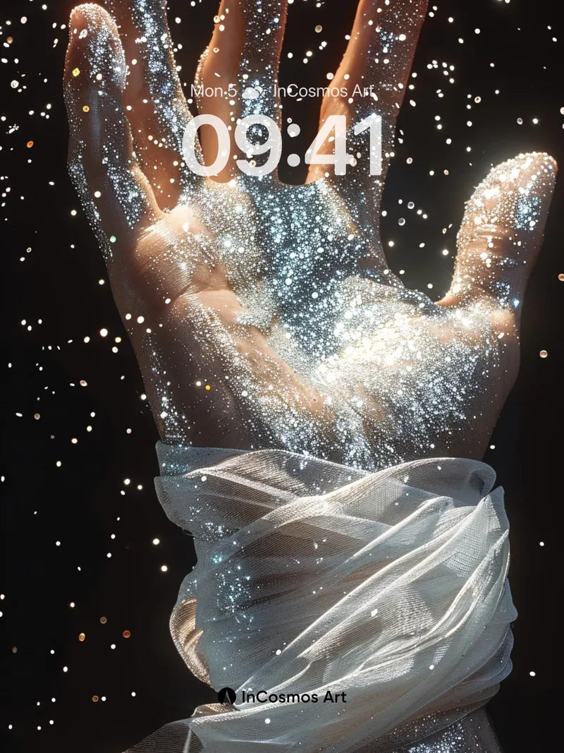 Stellar Dust Wallpaper with Ethereal Veil wallpaper for iPhone, iPad & Mac