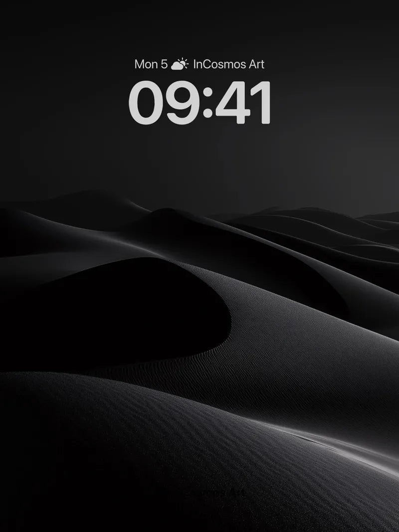 Shadowed Dunes Wallpaper with Whispering Light