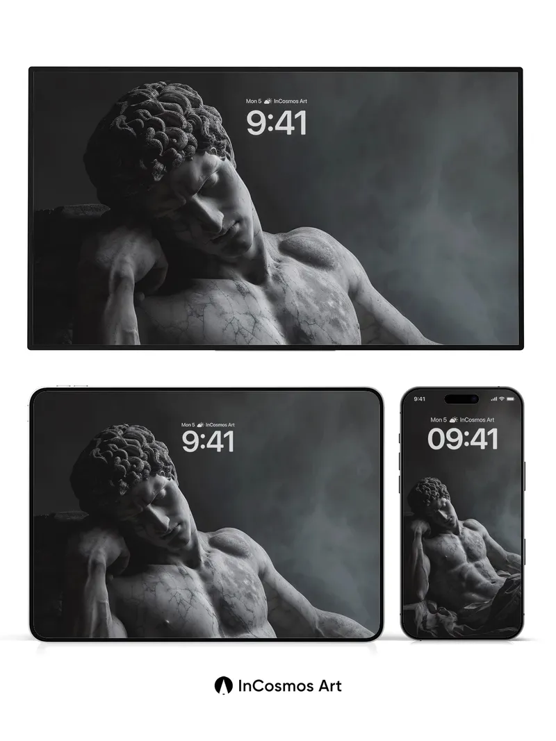 Serenity in Stone Wallpaper with Ancient Light