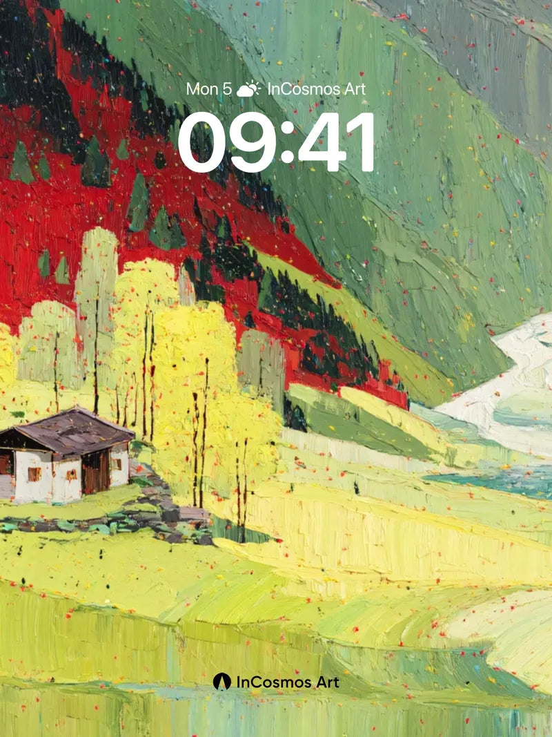 Autumn Hush Wallpaper with Mountain Pulse