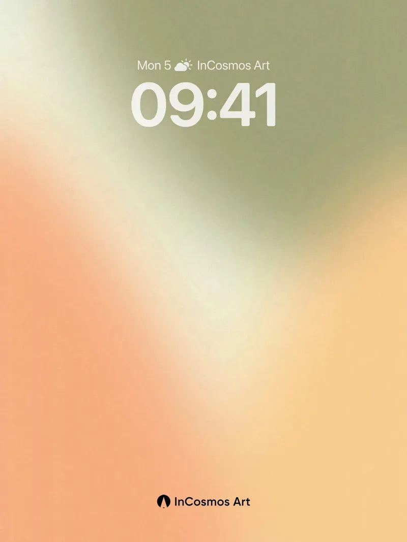 Soft Hush Gradient Wallpaper with Dreamy Blur