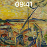 Sun-Drenched Canvas Wallpaper with Matisse Vibrancy wallpaper for iPhone, iPad & Mac