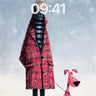 Whimsical Winter Wallpaper with Crimson Threads wallpaper for iPhone, iPad & Mac