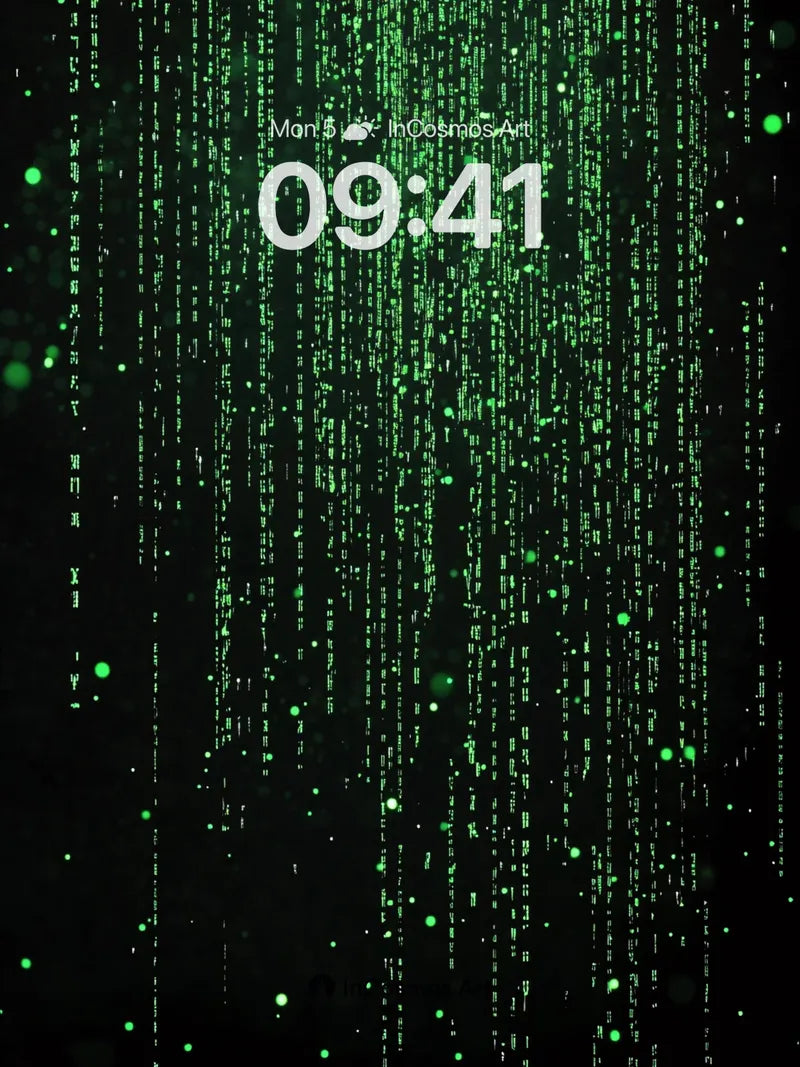Digital Rain Wallpaper with Matrix Code Streams
