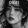 Monochrome Reverie Wallpaper with Whispering Hair wallpaper for iPhone, iPad & Mac