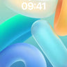 Serene Float Wallpaper with Soft Light Rings wallpaper for iPhone, iPad & Mac