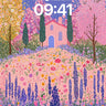 Whispering Bloom Wallpaper with Pastel Reverie wallpaper for iPhone, iPad & Mac