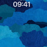 Blue Clouds Abstract Wallpaper wallpaper for iPhone, iPad & Mac