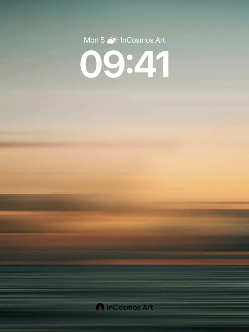 Golden Hush Wallpaper with Horizon Blur