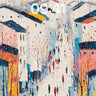 Whispering Street Wallpaper with Color Rain wallpaper for iPhone, iPad & Mac