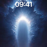 Celestial Portal Wallpaper with Cosmic Light Veil wallpaper for iPhone, iPad & Mac