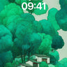 Emerald Canopy Wallpaper with Hidden Villages wallpaper for iPhone, iPad & Mac