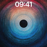 Cosmic Vortex Wallpaper with Deep Field Texture wallpaper for iPhone, iPad & Mac