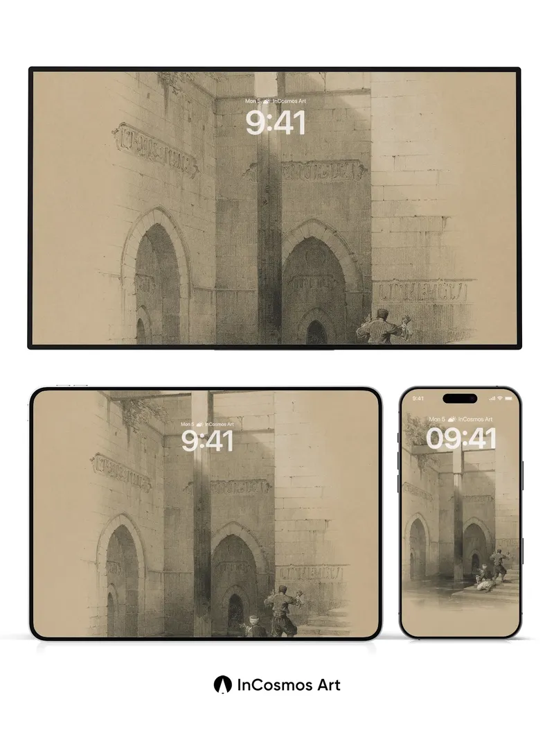 Whispering Stone Wallpaper with Ancient Steps