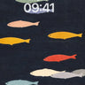 Midnight School of Fish Minimalist Wallpaper