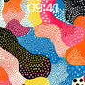 Electric Kusama Wallpaper with Polka Dot Pulse wallpaper for iPhone, iPad & Mac