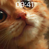 Golden Gaze Wallpaper with Whisker Light wallpaper for iPhone, iPad & Mac