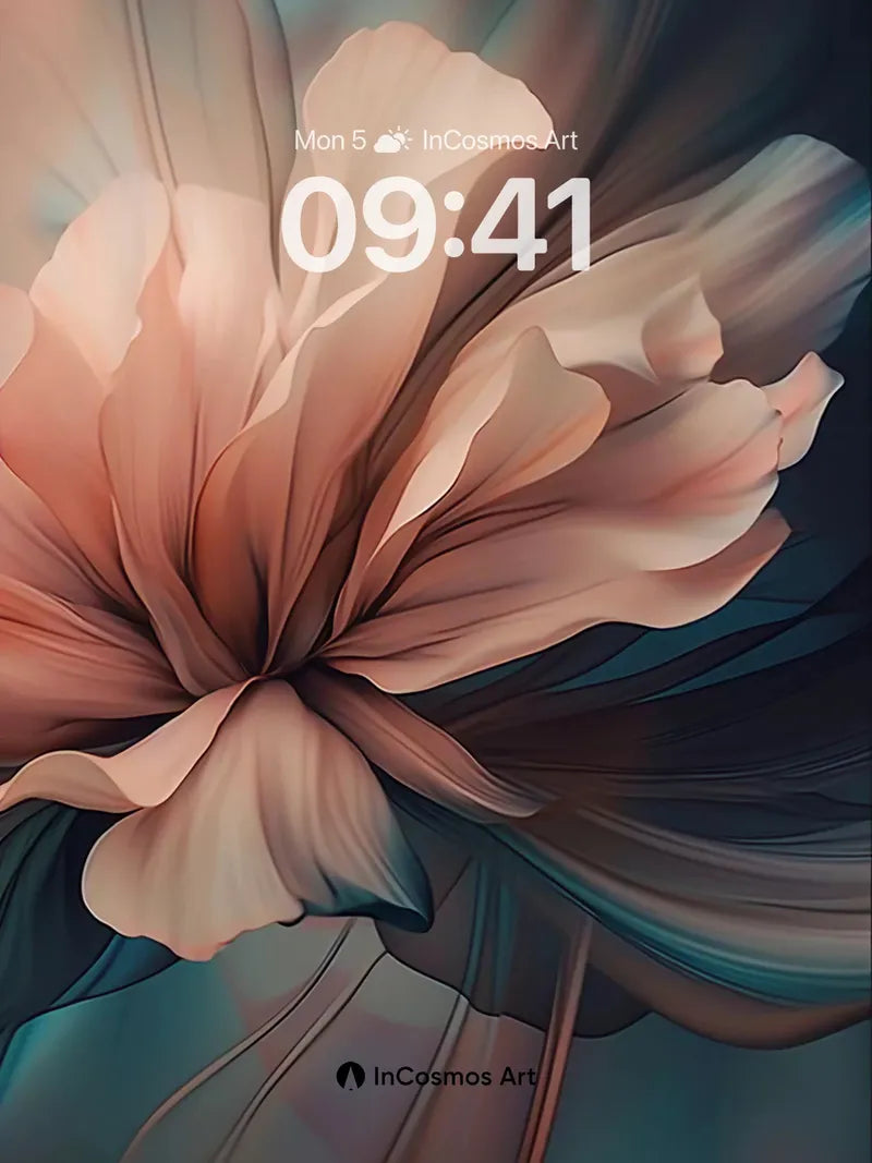 Luminous Petal Wallpaper with Ethereal Drift