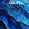 Deep Currents Wallpaper with Luminous Veins wallpaper for iPhone, iPad & Mac
