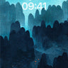 Serenity Forest Wallpaper with Floating Fish wallpaper for iPhone, iPad & Mac