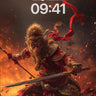 Fiery Monkey Warrior Wallpaper with Crimson Tails wallpaper for iPhone, iPad & Mac