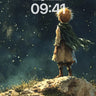 Starry Gaze Wallpaper with Whispers of Light wallpaper for iPhone, iPad & Mac