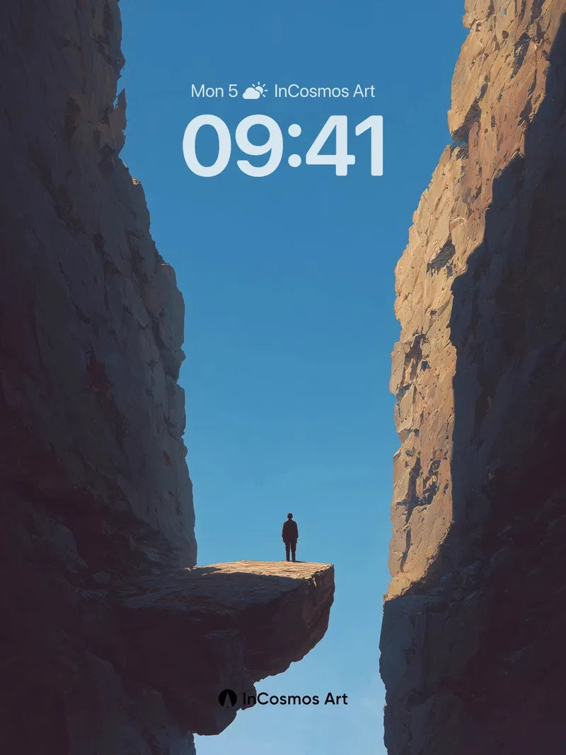 Solitary Skyline Wallpaper with Desert Edge wallpaper for iPhone, iPad & Mac