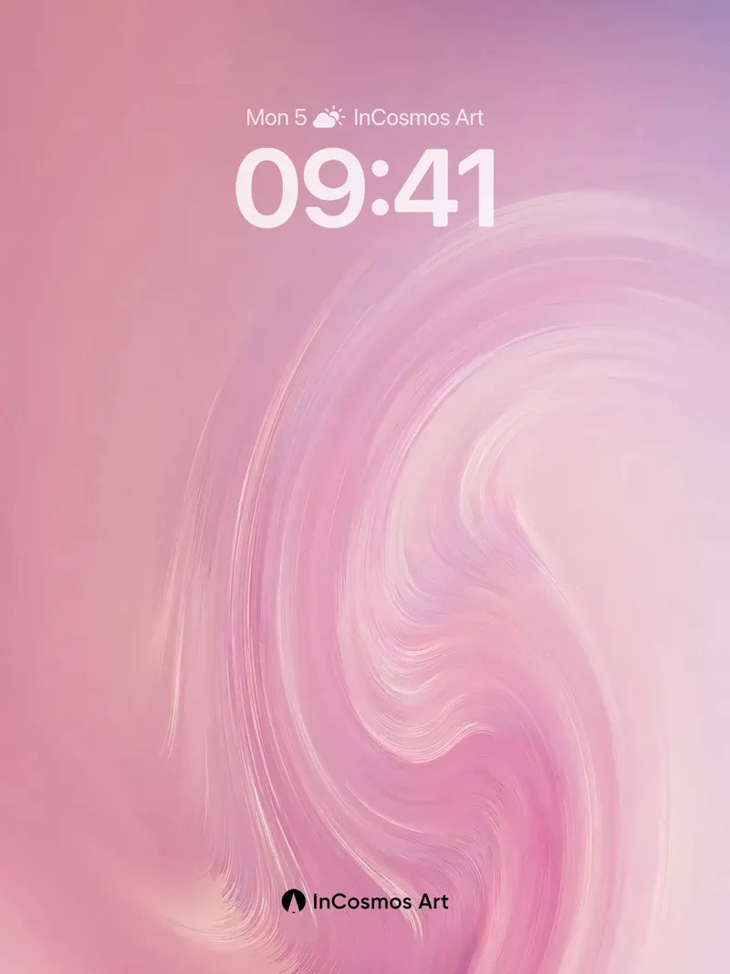 Whispering Spiral Wallpaper with Ethereal Hues