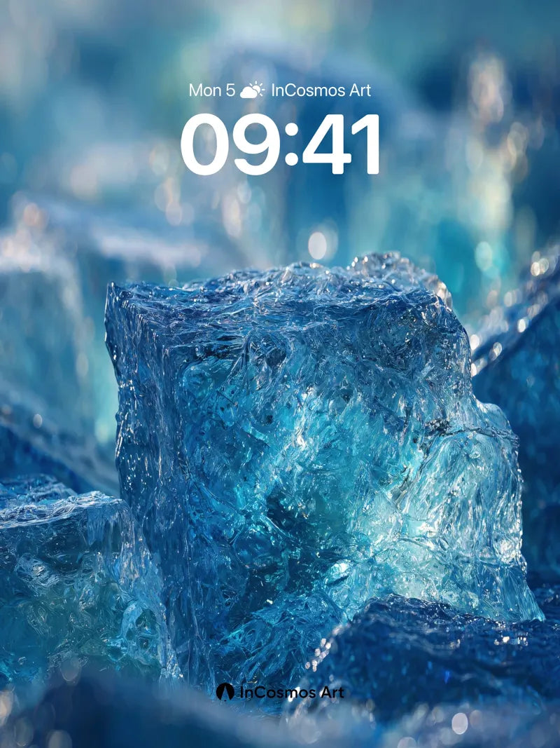 Crisp Frost Wallpaper with Glacial Light