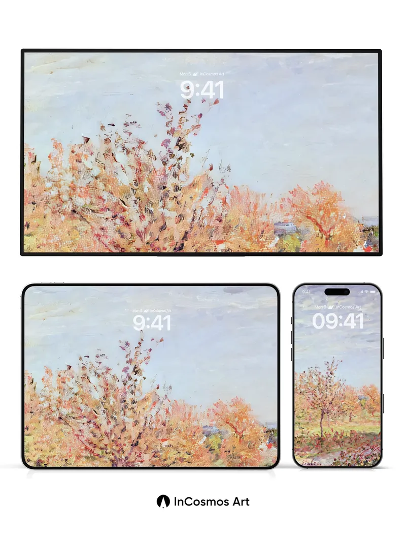 Autumn Hush Wallpaper with Monet's Breath