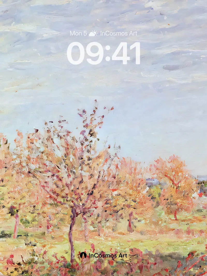 Autumn Hush Wallpaper with Monet's Breath