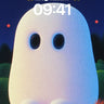 Luminous Ghost Wallpaper with Starlit Eyes wallpaper for iPhone, iPad & Mac